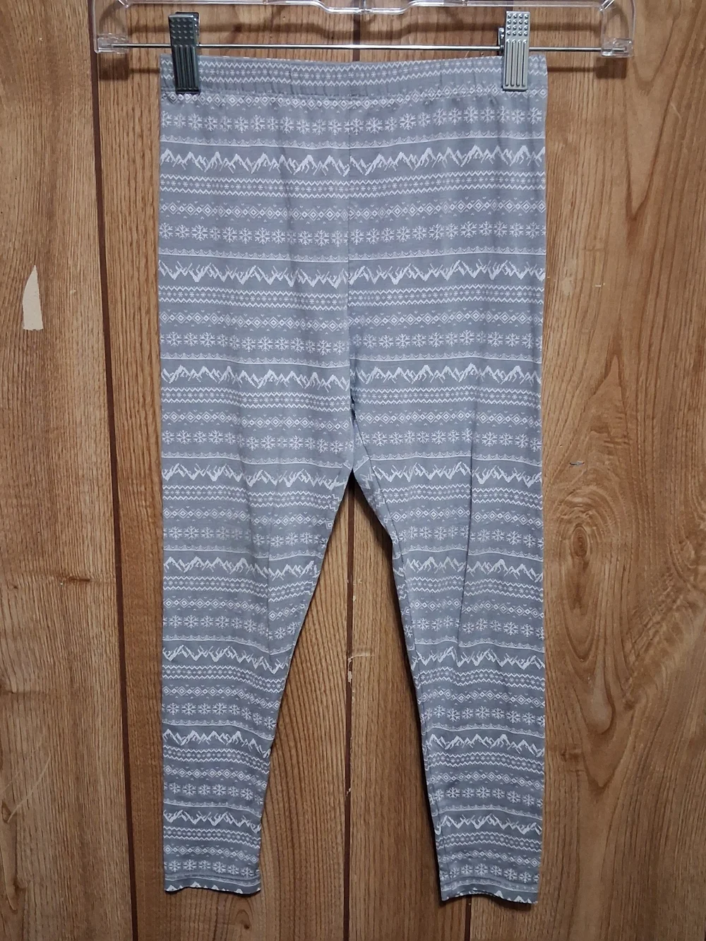 Kids Pajama Pant/Thermal Underwear  Winter Under Pant size Sm Fair Isle